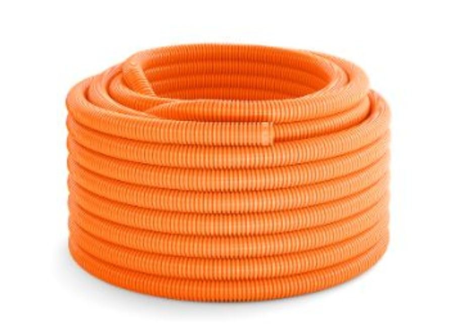 a87a37fd-0c87-4db5-af1a-4133deb89a30 ELETRODUTO CORRUGADO LARANJA 1/2" (20MM) KRONA- METRO