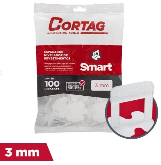 NIVELA PISO SMART CORTAG 3,0MM - PCT 100 62108