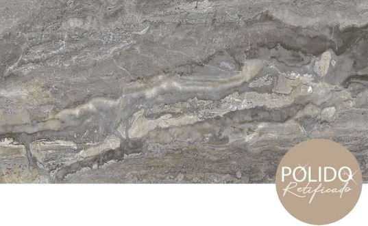 PISO FORMIGRES AGATA GRIS RT POLIDO 60X120 (2,16)*