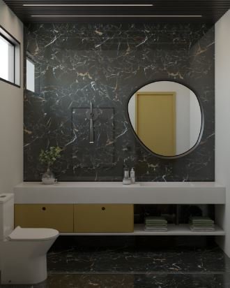 PORCELANATO SAINT BLACK 119X119 GAUDI 2,83MT