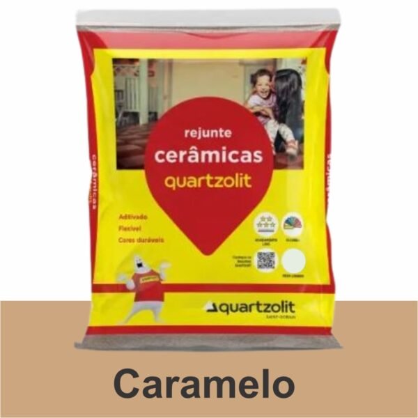 REJUNTE CERAMICO FLEX 5KG CARAMELO QUARTZOLIT