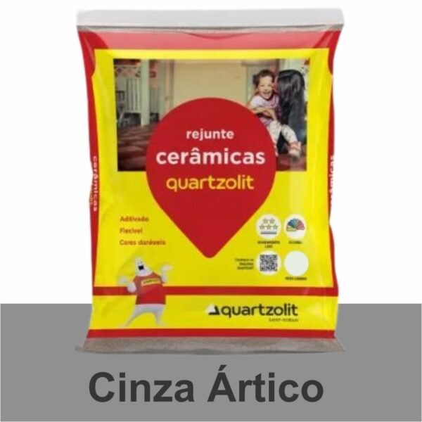 REJUNTE CERAMICO FLEX 5KG CINZA ARTICO QUARTZOLIT