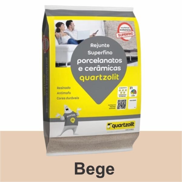 REJUNTE PORCELANATO FLEX 5KG BEGE QUARTZOLIT
