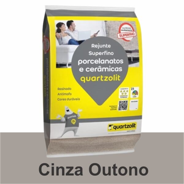 REJUNTE PORCELANATO FLEX 5KG CINZA OUTONO QUARTZOLIT