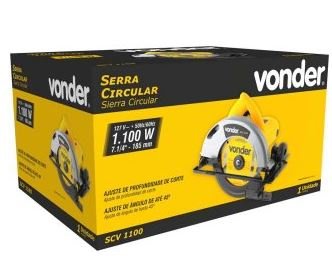 SERRA CIRCULAR 1100W 7.1/4 SCV1100 127V VONDER 6001110127