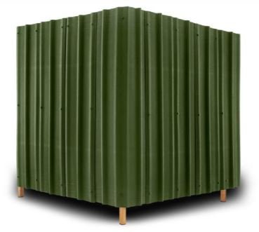 TAPUME ECOLOGICO VERDE 200 CM X 97 CM ONDULINE#