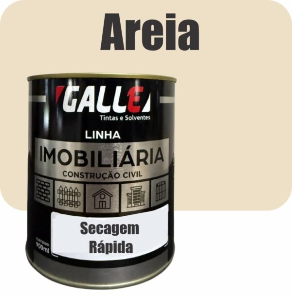 ESMALTE SINTETICO SECAGEM RAPIDA BRILHANTE 0,9L AREIA GALLE