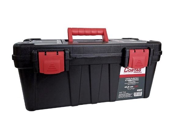 CAIXA PLASTICA P/ FERRAMENTAS CORTAG 17" 62542
