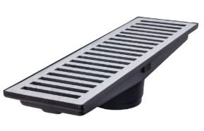 GRELHA ALUMINIO ESCOVADA CAIXA COLETORA 15X100 PRIME ALUMINIO