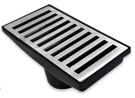 GRELHA ALUMINIO ESCOVADA CAIXA COLETORA 15X30 PRIME ALUMINIO