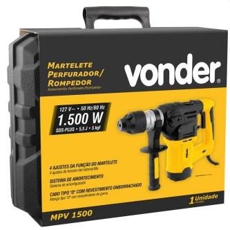 MARTELETE PERF/ROMPEDOR 1500W MPV1500 220V VONDER 6001150220