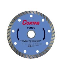 DISCO DE CORTE DIAMANTADO TURBO 110 MM CORTAG 60599