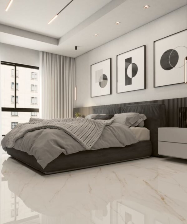 PORCELANATO POLIDO RAGGI ORO 120X120 DELTA NOVA (2,88)