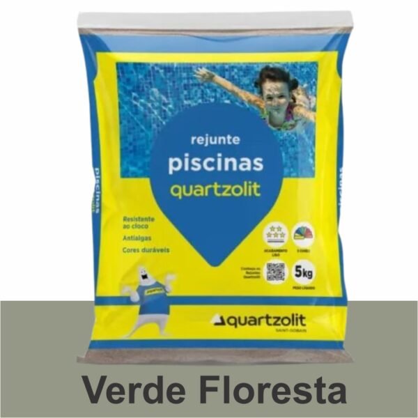 REJUNTE PISCINA FLEX 5KG VERDE FLORESTA QUARTZOLIT