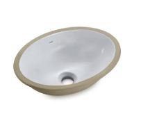 CUBA DE EMBUTIR OVAL 40X30 CINZA CLARO ICASA IL6503