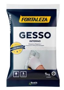 GESSO EM PÓ SECAGEM RAPIDA 1KG FORTALEZA