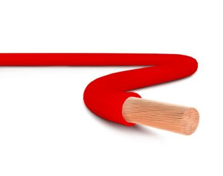 CABO FLEXIVEL 750V COBREFORT CARRETEL 2,5MM VERMELHO METRO#