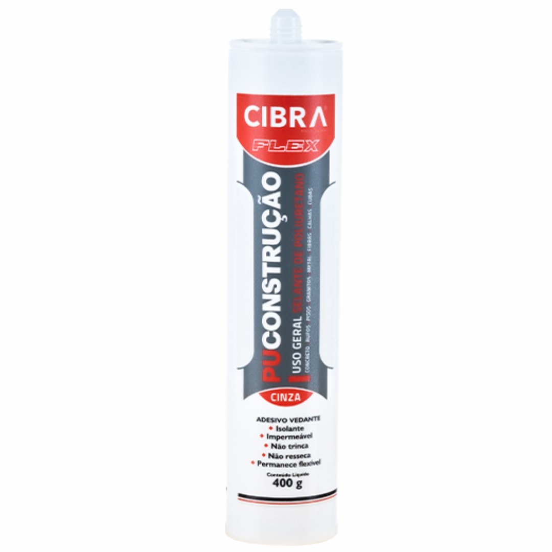 7e78f978-500d-4de6-a082-91464f8890af SELANTE PUCONSTRUCAO (30-35) CINZA CIBRA FLEX 400G