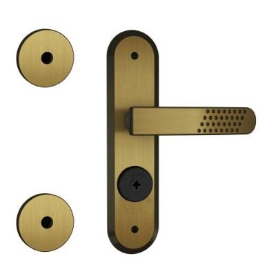 KIT FECHADURA + 2 AUXILIAR 1800/21 ESPELHO OXIDADO STAM 34311