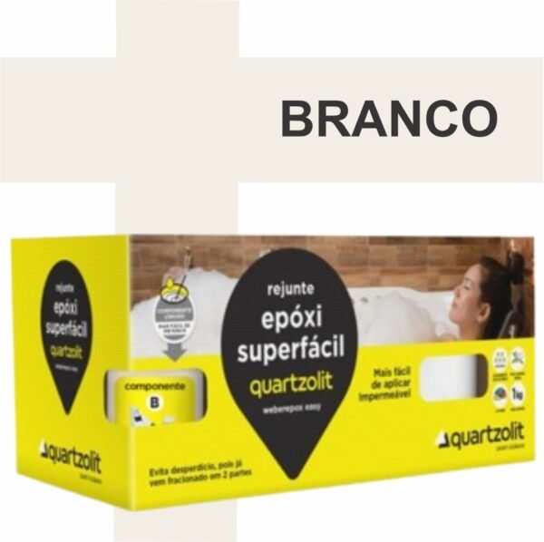 REJUNTE EPOXI SUPERFACIL 1KG BRANCO QUARTZOLIT