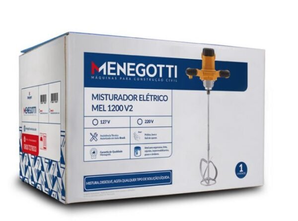 MISTURADOR ELETRICO MEL 1200 V4 MENEGOTTI