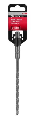 BROCA PARA CONCRETO, 6 X 160MM, ENCAIXE SDS PLUS, 1PC // MTX 7102955