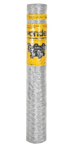 TELA METALICA HEX 2" FIO23 GALINHEIRO 1,8M X 50M VONDER 8068223180