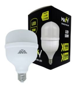 LAMPADA LED BULBO ALTA FATOR E-27 50W 6500K BIVOLT MAXXY