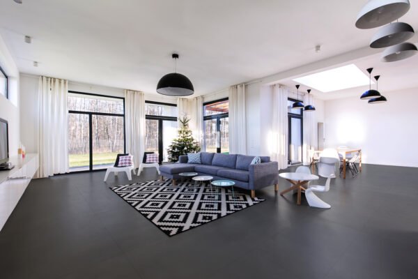 PORCELANATO ACETINADO RETIFICADO TERRA NERA BLACK 84X84 DELTA (2,80)