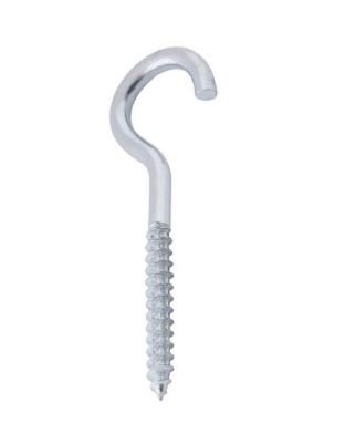 GANCHO ZINCADO N.8 5,5X70MM COM BUCHA (PITAO ABERTO) PACOTE COM 100