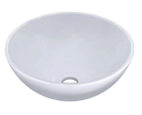 CUBA DE LOUÇA REDONDA 40X15 BRANCA NEOS