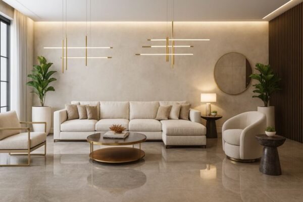 PORCELANATO POLIDO RETIFICADO HD 90X90 URBAN CINZA SAVANE (2,43)