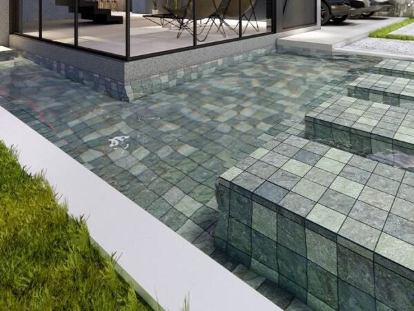 REVESTIMENTO PISCINA/FACHADA 10X10 ACET RELEVO PHUKET GREEN CERAL (2,07)