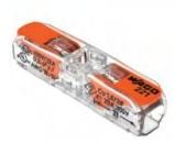 CONECTOR TIPO U 1X0,2-4MM 2P 32A 221-2411 WAGO (U-AWG 18-24)