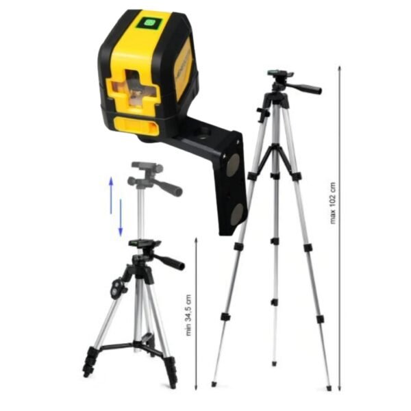 KIT NIVEL LASER VERDE 20M MLS20 MENEGOTTI (615061) + TRIPE CR (915255)