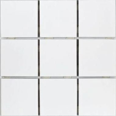 REVESTIMENTO CER PISCINA/FACHADA 10X10CM BRANCA ACETINADO CERAL (2,07)