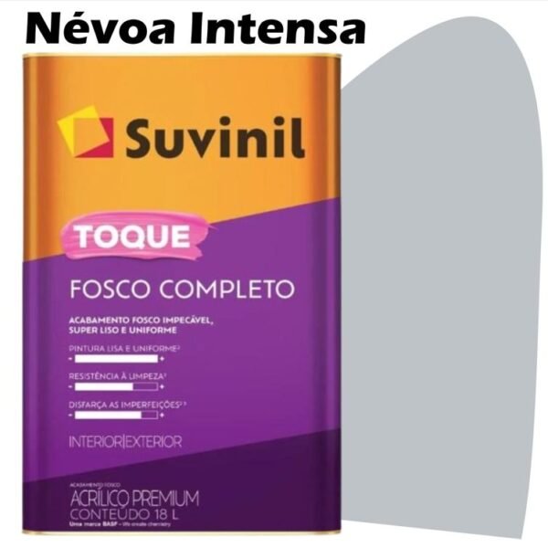 TINTA ACRILICA TOQUE FOSCO COMPLETO 18L NEVOA INTENSA SUVINIL