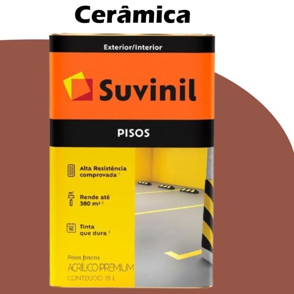 TINTA ACRILICA FOSCO PREMIUM PISOS 18L CERAMICA SUVINIL