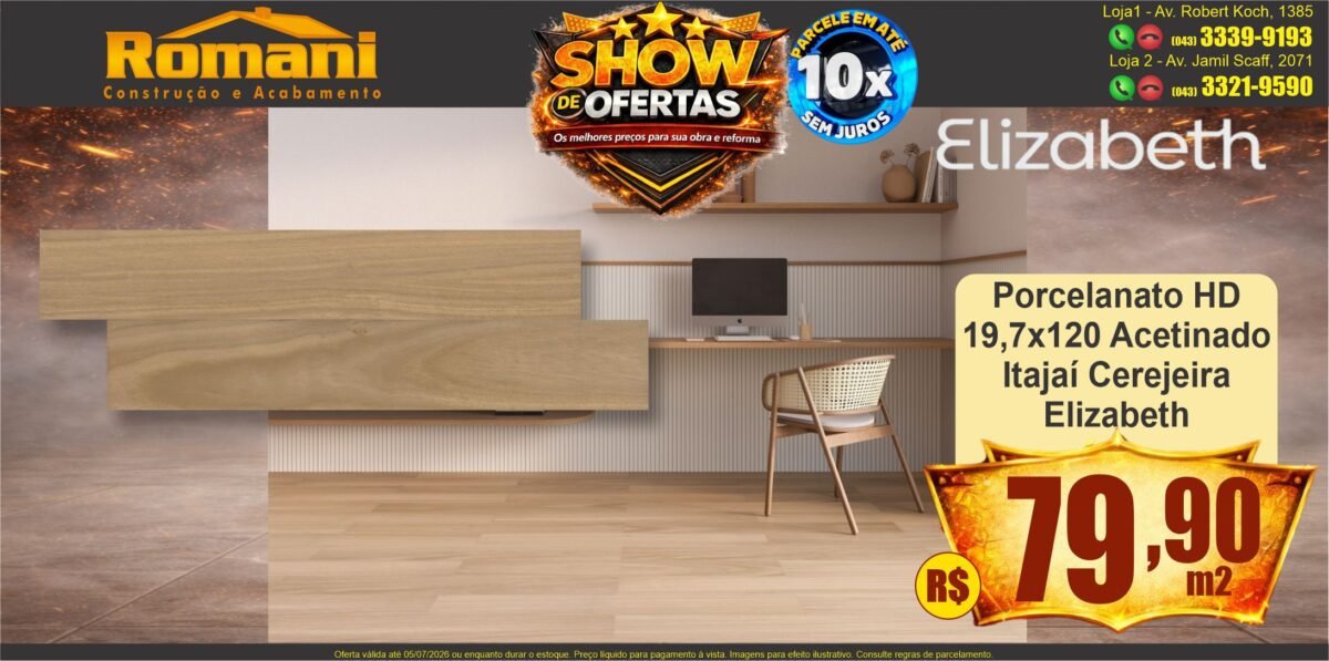 gr_porcelanto itajai cerejeira 19,7x120 acetinado elizabeth show de ofertas promocao